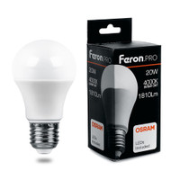 Лампа светодиодная LED 20вт Е27 белый Feron.PRO (FERON) LB-1020 38042