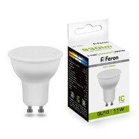 Лампа светодиодная LED 11вт 230в GU10 белый (FERON) LB-760 38141
