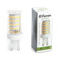 Лампа светодиодная LED 11вт 230в G9 белый капсульная (FERON) LB-435 38150