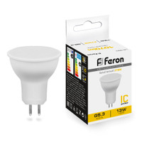Лампа светодиодная LED 13вт 230в G5.3 теплый (FERON) LB-960 38188