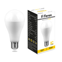 Лампа светодиодная LED 30вт Е27 теплый (FERON) LB-130 38194