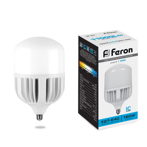 Лампа светодиодная LED 120вт Е27/Е40 дневной (FERON) LB-65 38197