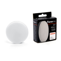 Лампа светодиодная LED 6вт GX53 теплый таблетка Feron.PRO (FERON) LB-1506 38199