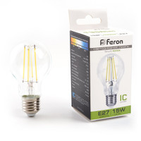 Лампа светодиодная LED 15вт Е27 белый FILAMENT (FERON) LB-615 38242