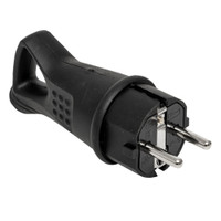Вилка угловая каучуковая с кольцом 230В 2P+PE 16A IP44 PROxima (EKF) RPS-017-16-230-44