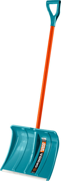 Лопата снеговая PROLine FIBER-500 500 мм пластиковая с алюминиевой планкой, особопрочный легкий чере (GRINDA) 39940