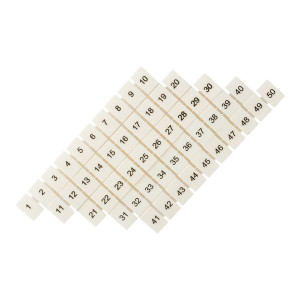 Маркеры для UT/ST/Push-in 2,5 с нумерацией 1-50 (100 шт.) EKF (EKF) zb-st-2.5-1-50