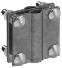 Зажим заземления с разделителем крестообразный стержень-полоса/пруток оцинкованная сталь TD (IEK) ZGC38-13-1-16-40