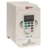 Преобразователь частоты 0.4/0.75кВт 1х230В VECTOR-100 (EKF) VT100-0R4-1B