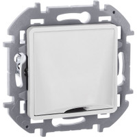 Вывод кабеля с зажимом для кабеля белый INSPIRIA (IEK) 673890