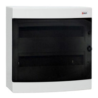 Щит распределительный навесной Unix прозрачная дверь 2х18 модулей IP41 EKF PROxima (EKF) ux-2x18-n