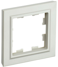 BRITE Рамка 1 пост РУ-1-БрКр бежевый (IEK) BR-M12-K10