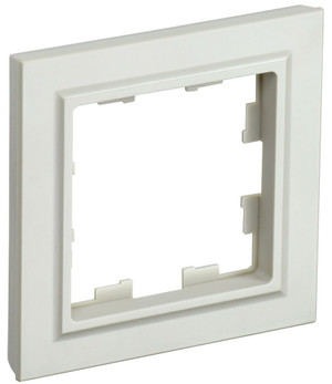 BRITE Рамка 1 пост РУ-1-БрКр бежевый (IEK) BR-M12-K10