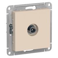 Розетка ATLASDESIGN TV оконечная 1DB механизм бежевый (Systeme Electric) ATN000291