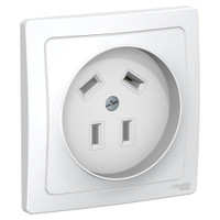 BLANCA С/У розетка силовая 3К+З, 32А, 440В, белый (Systeme Electric) BLNSR003241