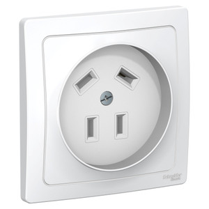 BLANCA С/У розетка силовая 3К+З, 32А, 440В, белый (Systeme Electric) BLNSR003241