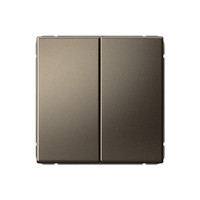 ARTGALLERY 2-клавишный выключатель, сх.5, 10АХ, механизм, мокко (Systeme Electric) GAL000651