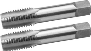 Комплект метчиков М10x1.5мм, сталь 9ХС, ручные (ЗУБР) 4-28006-10-1.5-H2