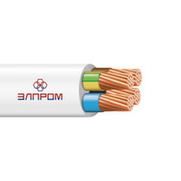 Провод ПВС нг(А)LS 4х0.75 белый(100м) ТРТС (Элпром)