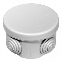 Коробка распаячная для о/п безгалогенная (HF) 65х40 (200шт/кор) (аналог 67010) (Промрукав) 40-0100