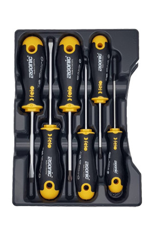 Набор отверток Ergonic 6 шт в кейсе (Felo) 40020636