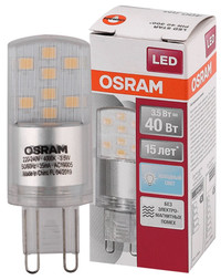 Лампа светодиодная LED 3,5Вт G9 STAR PIN40 (замена 40Вт), Osram (LEDVANCE) 4058075315853