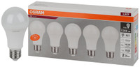Лампа светодиодная LED 15 Вт E27 4000К 1200Лм груша 220 В (замена 125Вт) OSRAM паковка 5 штук (LEDVANCE) 4058075577831