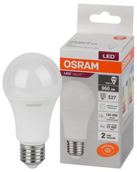 Лампа светодиодная LED 12 Вт E27 4000К 960Лм груша 220 В (замена 100Вт) OSRAM (LEDVANCE) 4058075579002