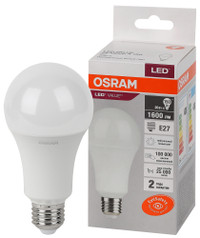 Лампа светодиодная LED 20 Вт E27 4000К 1600Лм груша 220 В (замена 150Вт) OSRAM (LEDVANCE) 4058075579323