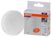 Лампа светодиодная LED 6 Вт GX53 6500К 480Лм таблетка 220 В (замена 50Вт) OSRAM (LEDVANCE) 4058075582033
