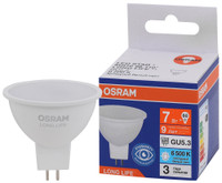Лампа светодиодная LED 7Вт GU5.3 6500К 560Лм спот 220В (замена 60Вт) OSRAM (LEDVANCE) 4099854185571