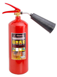 Огнетушитель углекислотный ОУ-3 ВСЕ-01 (сварная труба) d=114мм (ЯрПожИнвест) ОУ-3 d=114мм