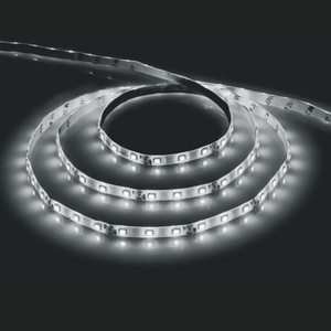 Лента светодиодная LEDх60/м 5м 4.8w/m 12в белый (FERON) LS603 41446