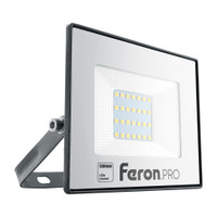 Прожектор светодиодный ДО-30w 6400К 3000Лм IP65 черный Feron.PRO (FERON) LL-1000 41539