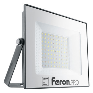 Прожектор светодиодный ДО-100w 6400К 10000Лм IP65 черный Feron.PRO (FERON) LL-1000 41541