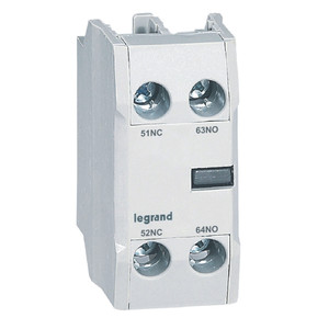 CTX? Фронтальные вспомогательные контакты 1НО1НЗ (Legrand/Daccord) 416850