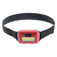 Фонарь светодиодный налобный Эконом на батарейках 3хAAA 2w COB IP44 пластик (FERON) TH2308