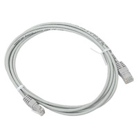 Патч-корд TERACOM Cat.5E (1Гбит/с) неэкранированный UTP оболочка PVC серый (2м) (EKF) TRC-5EUTP-PVC-2M-GY