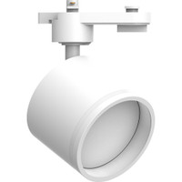 Светильник трековый на шинопровод ДПО-15w GX53 без лампы IP40 белый (FERON) AL163 41921