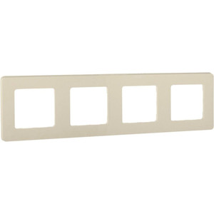 Рамка 4-местная слоновая кость INSPIRIA (IEK) 673961
