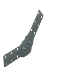 Соединитель шарнирный вертикальный H100мм цинк-ламельный (DKC) UVH010ZL