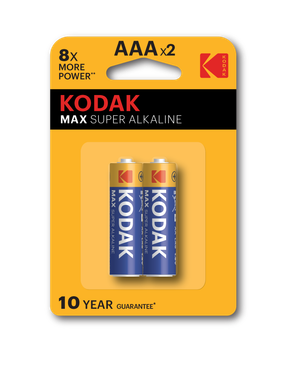 Батарейка LR03-2BL MAX SUPER Alkaline [K3A-2] (20/100/19800) (KODAK) Б0005132