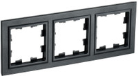 BRITE Рамка 3 поста РУ-3-БрЧ черный (IEK) BR-M32-K02