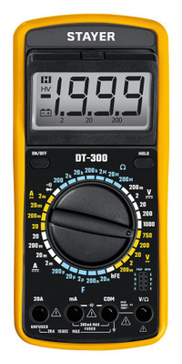 Мультиметр цифровой, DT-300 (ЗУБР) 45321