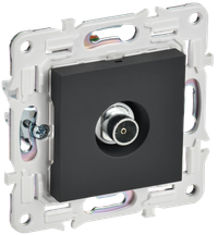 SKANDY Розетка TV оконечная SK-A12G графит IEK (IEK) SK-A10-O-K53