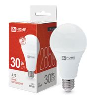 Лампа светодиодная LED-A70-VC 30Вт 230В Е27 4000К 2850Лм IN HOME (IN-HOME) 4690612024141