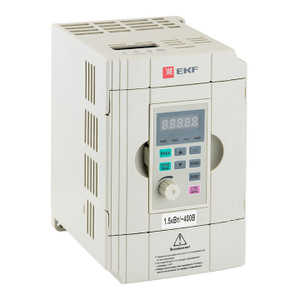 Преобразователь частоты 1.5/2.2кВт 3х400В VECTOR-100 (EKF) VT100-1R5-3B