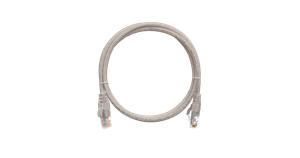 Патч-корд U/UTP 4 пары Кат.5e 2хRJ45/8P8C T568B Серый (NIKOMAX) NMC-PC4UD55B-020-C-GY