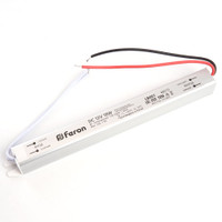 Драйвер светодиодный LED 18w 12v ультратонкий (FERON) LB001 48010