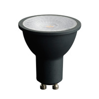 Лампа светодиодная LED 7вт 230в GU10 белый с линзой 110 гр. черный корпус Feron PRO (FERON) LB-1607 48957